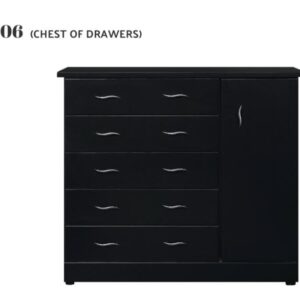 706 Chest of Drawers (Available in White, Black and Brown)