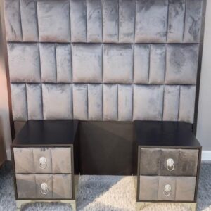 HB004 Headboard + 2 Pedestals